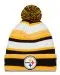 Pittsburgh Steelers New Era NFL Super Bowl XLIII Logo Striped Sport Knit Hat