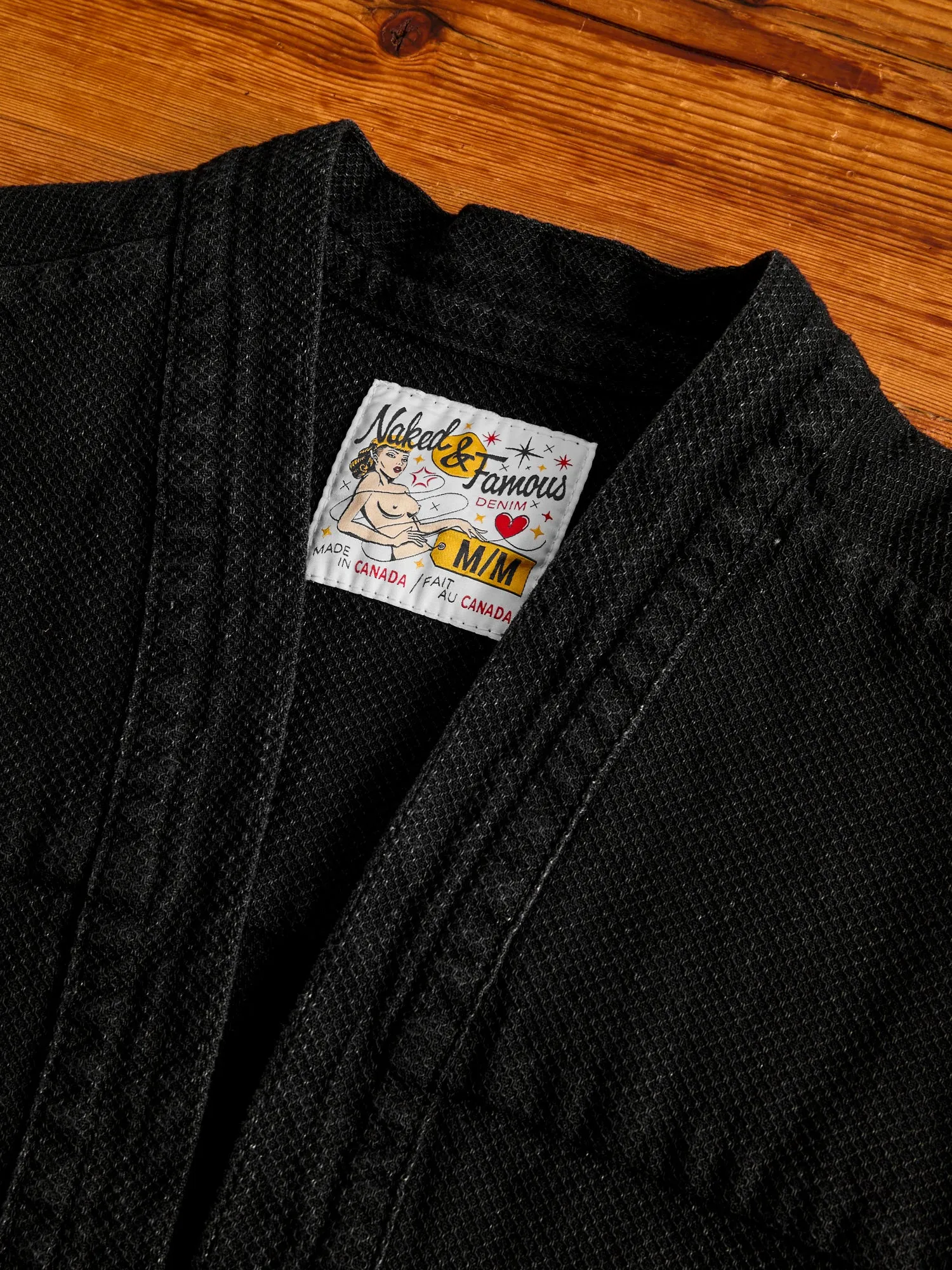 "Black Kikko" Kimono Shirt