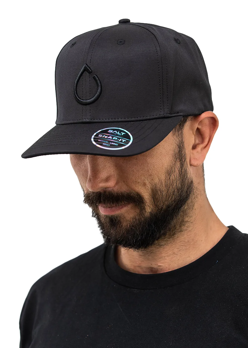 Salt Snapback Cap - Embroidered Salt Drop