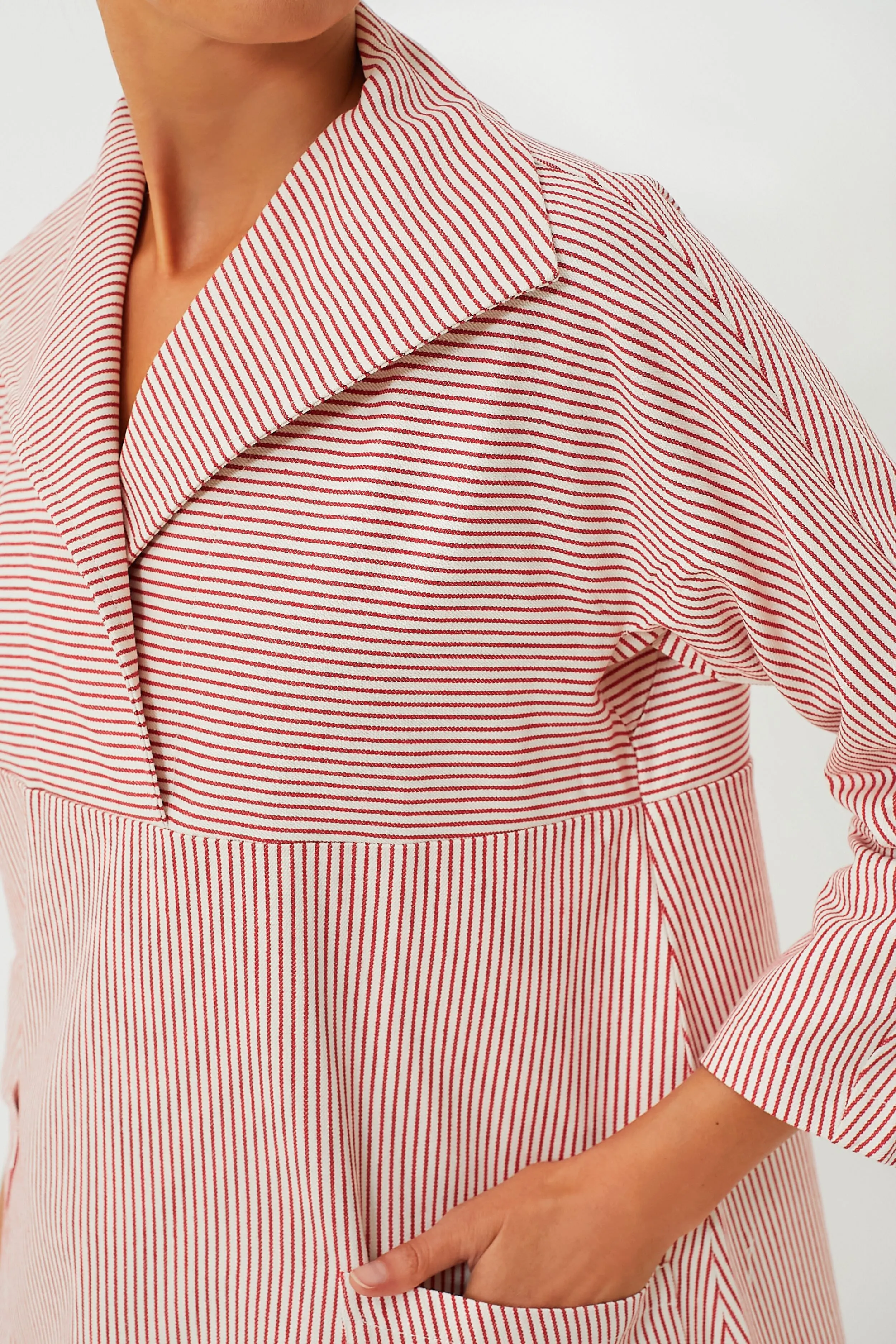 Scarlet Stripe Sloane Dress