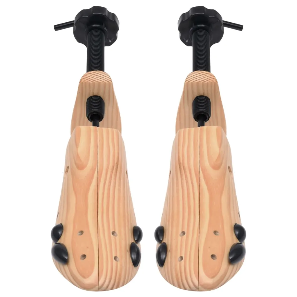 Shoe Trees 2 Pairs Size 41-46 Solid Pine Wood