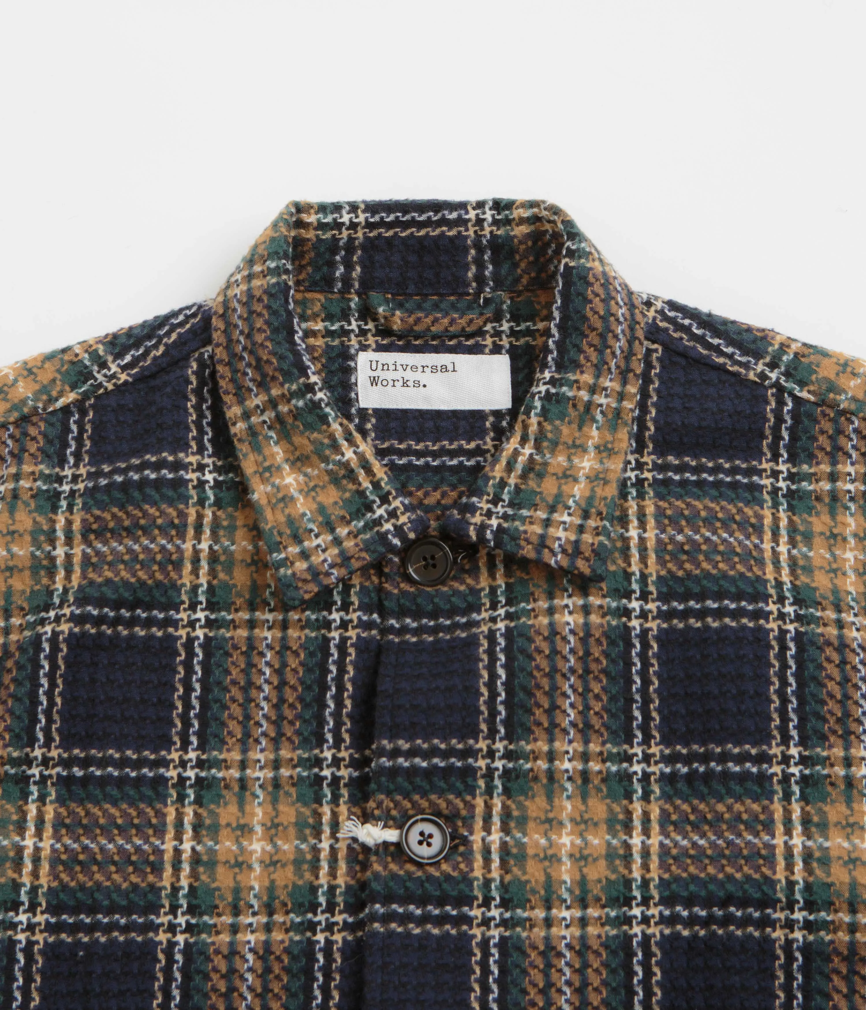 Universal Works Easy Jacket - Navy / Green