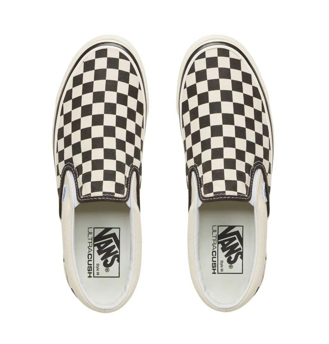 Vans Anaheim Factory Classic Slip-On Shoes – Checkerboard Black/White